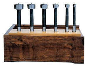 Amana Tool FO-600 Forstner Pattern - Juego de brocas para herramientas de acero de alto carbono de 3/8 pulgadas, 6 piezas