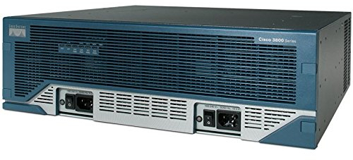 Cisco 3845 Ethernet/LAN schwarz, weiß Router angeschlossen – Router verbunden (10,100,1000 Mbit/s, IEEE 802.3, IEEE 802.3u, 3DES, der, WPA-AES, iOS, Schwarz, Cyan, weiß, 3U)