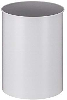 V-Part Papierkorb aus Metall, 30 Liter, grau