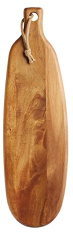 MasterClass Large Acacia Wood Serving Paddle/Antipasti Board, 17.5 x 6 cm (7 x 23.5)