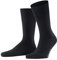 FALKE Herren Socken Airport Plus M So Wolle Baumwolle einfarbig 1 Paar, Schwarz Black 3000, 41-42