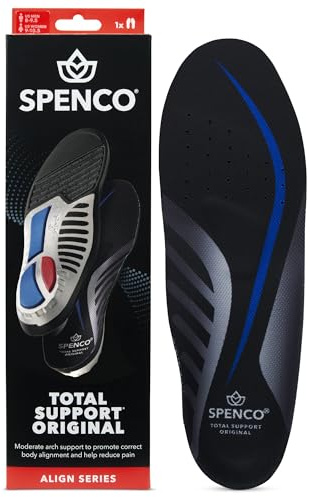 Spenco Total Support Original Insole, Women's 9-10.5/Men's 8-9.5