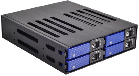 Fantec MR-SA1041 Rack per 4 Sata o Sas per Vano da 5,25