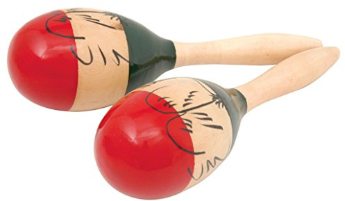 Chord maracas10 25,4 cm Traditionelle Holz bemalt Maracas