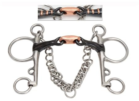 Shires Double Jointed Sweet Iron Pelham Bit 5 inch Silver