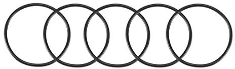 sourcingmap 5 st 66 mm x 60 mm x 3 mm mekanisk svart gummi O-ring oljetätning packningar