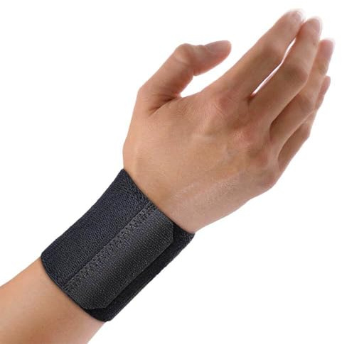 Bort Handgelenkbandage m.Klettverschl.Gr.2 schwarz 1 St
