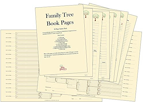Pack de démarrage Livre Arbre généalogique crème