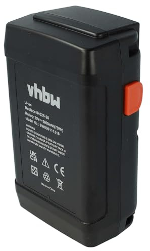 vhbw Akku kompatibel mit Gardena 525563001, 4025-00.640.00 Rasenmäher (3000mAh, 25V, Li-Ion)