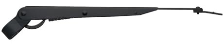 Marinco 33012A Wiper Arm, Deluxe Black Stainless Steel Single, 10-14 Adjustable