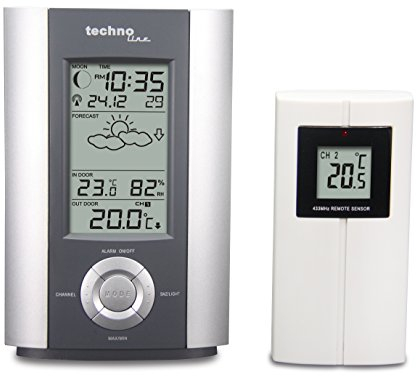Technoline WS 6710 Wetterstation silber-grau