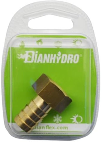 Raccordo portagomma semplice F per gas 1/2 metano blister