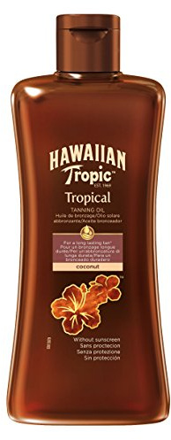Hawaiian Tropic Tropical Tanning Oil Sonnenöl ohne LSF, 200 ml, 1 St
