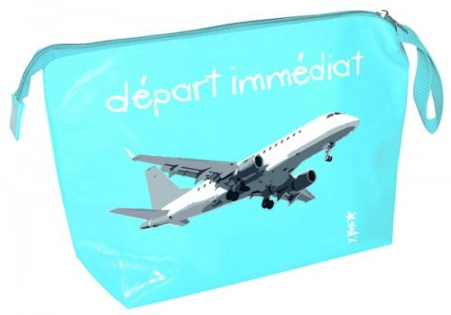 Trousse – Avion – Bleu clair