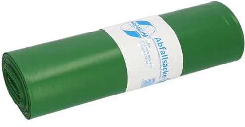 Müllsäcke DEISS PREMIUM grün, 60 my, 70 Liter