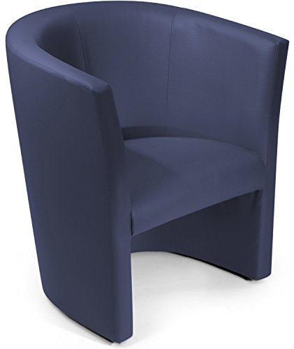 CHARLY Cocktailsessel Polstersessel Sessel Polsterstuhl Stuhl in blau, blau