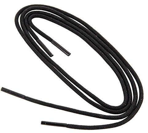 Collonil 1 Paar Schnürsenkel - rund - dünn - Ø 2,0 mm Länge (150 cm, Schwarz)