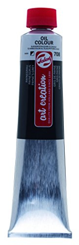 Talens Art Creation Ölfarbe - Paynegrau 708-200 ml Tube - Halbdeckend - Ausgezeichnete Lichtechtheit - Vielseitige Pigmente & pflanzliche Ölfarbe für alle Techniken