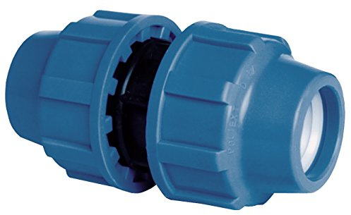 Cornat T610032 Bewässerungssystem Kupplung für PE-Rohr, Ø 32 mm, Polypropylen, für Kaltwasser