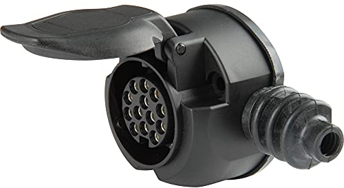 Herth+Buss 51305139 Steckdose mit Dichtung, mit Microschalter, mit Anschlussleitung, Abgang rechts