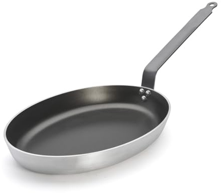 De Buyer 8181.40 Bratpfanne Choc Ovale Fischpfanne-40Cm