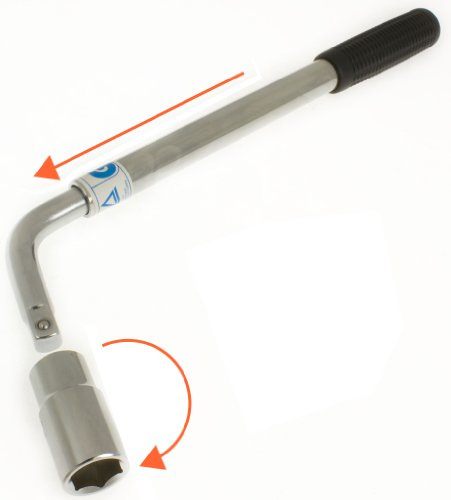 Am-Tech Extending Wheel Brace Wrench 17mm & 19mm Socket