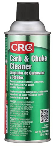 CRC Carb & Choke Cleaner 03077 – 12 Wt. Oz. Aerosol, High-Performance Cleaner (Pack of 1)