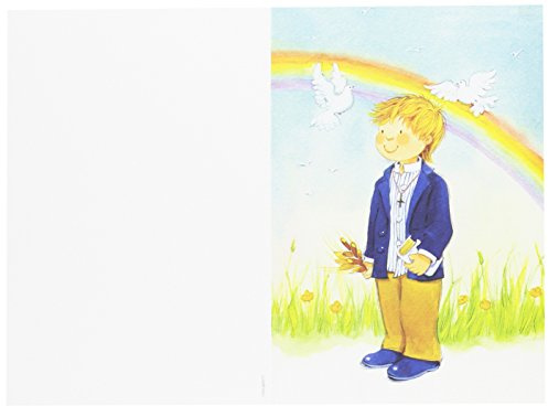 Mopec x3130.3 – PORTAFOTO Erstkommunion mit EIN Kind mit einem Regenbogen, 25-er Pack