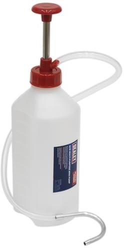 *Clear* Sealey Multipurpose Mini Pump 1Ltr for Oils Transmission/Brake Fluids Cleaners ** Sealey_TP6804 **