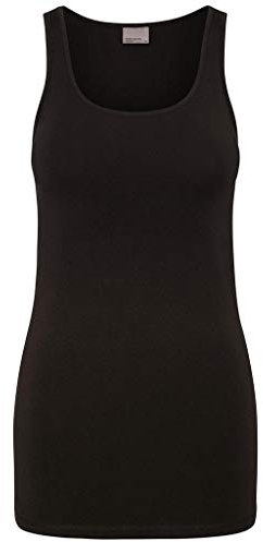 VERO MODA Women's Vmmaxi My Soft Long Tank Top Noos Vest, Black, 42 (Manufacturer Size: X-Large)