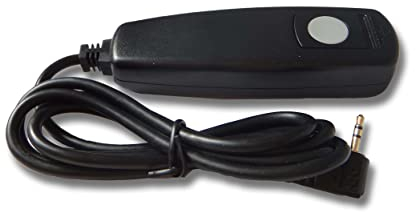 vhbw 1x Télécommande déclencheur avec câble Compatible avec Canon EOS 1000D, 2000D, 1200D, 200D, 250D Appareil Photo, 1 m