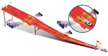 Hot Wheels - V3257 - Véhicule Miniature - Garage - Hot Wheels Piste 4 En 1