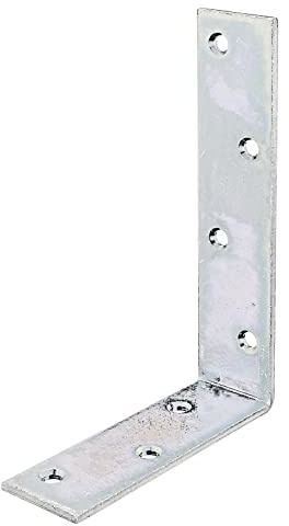 Alberts 848002 Balkenwinkel | galvanisch verzinkt, dickschichtpassviert | 120 x 180 x 40 mm | 20er Set