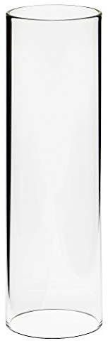Glaszylinder transparent, hitzebeständig, Höhe 140 mm, Außendurchmesser 41,8 mm, Innendurchmesser 38,5 mm, für Petroleumlampen Passagier, Ship's Lamp und andere Lampen