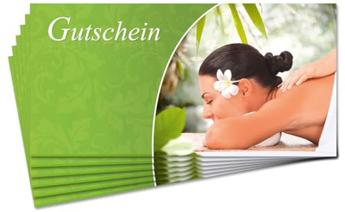 Gutschein Wellness, 25 Stück, DIN lang