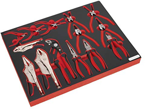 Sealey Tbtp05 Tool Tray with Pliers Set 14Pc