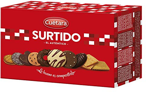 Cuetara - Surtido el Auténtico - Surtido de Galletas - 520 g - [pack de 4]