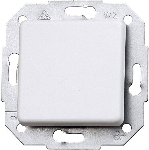 Kopp 613713085 Europa Kreuzschalter, Weiß