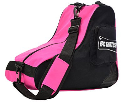 Epic Skates Premium Skate Bag, Black/Pink
