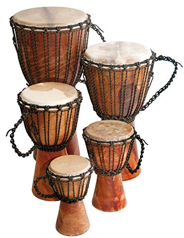Djembe Beginner Plain,12 tall, 6.5-7 head