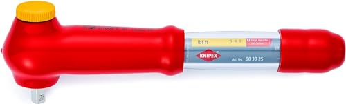KNIPEX Clé dynamométrique avec carré mâle, réversible 290 mm, 98 33 25