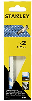 STANLEY STA22132-XJ 2 Hojas HSS, Noir, Gris