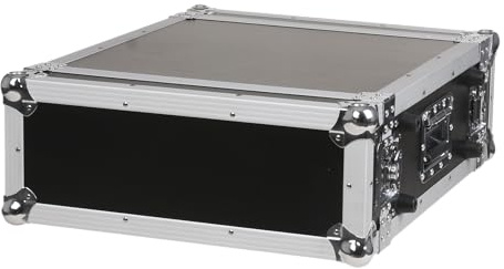 19 Rack - Flightcase 4 HE, Double Door