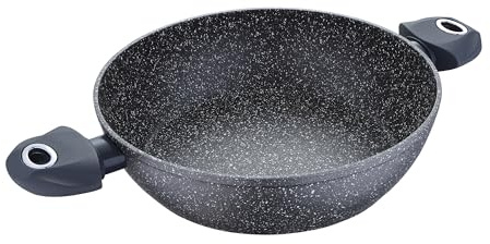 Bergner Orion Cacerola, Aluminio Forjado, Gris, 28 cm