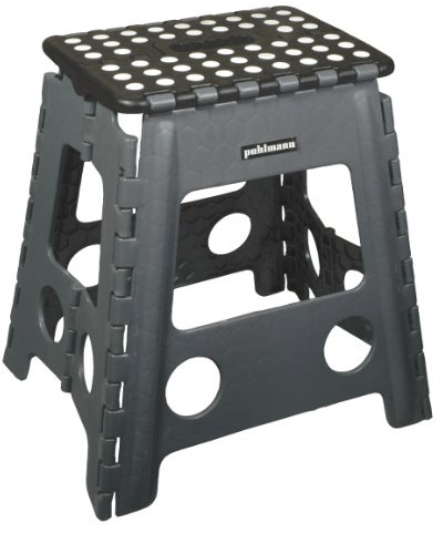 PUHLMANN James C1001936 Faltbarer XL Hocker, Grau