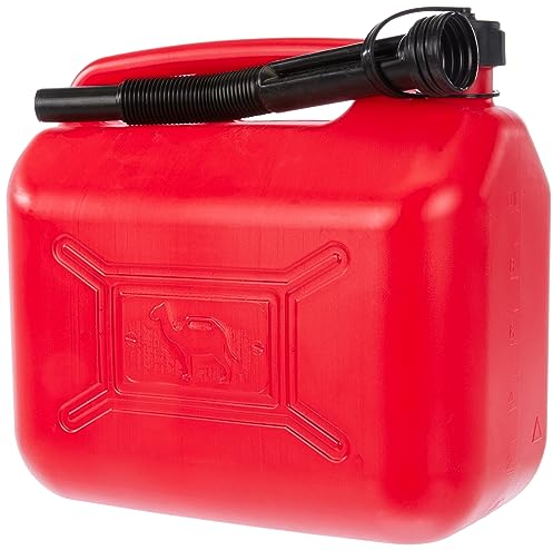 Maurer 54693 Tanica in Plastica per Benzina, 10 L, Rosso