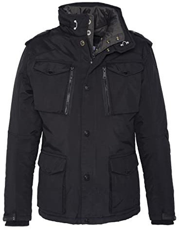 Schott NYC Field Jacka för män, Noir (Noir), S
