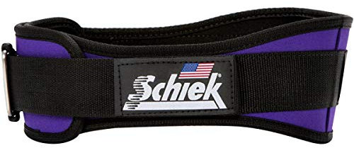 Schiek Gewichthebergürtel Nylon – 4 3/4 Inch, pourpre