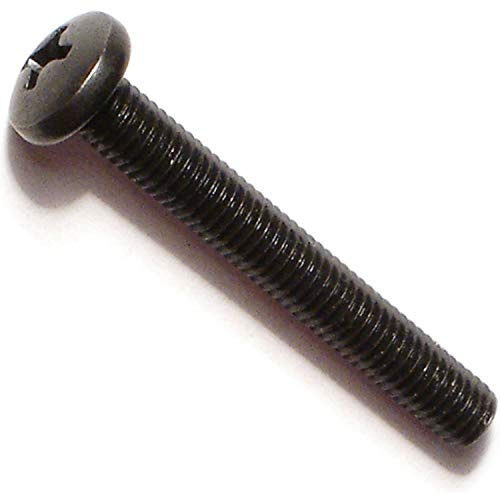 Hard-to-Find Fastener 014973174248 Phillips Machine Screws, 10-32 x 1-1/2, Piece-15,Black