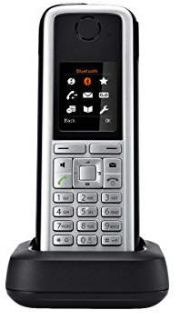 Unify OpenStage M3 Plus Schnurloses Erweiterungshandgerät Bluetooth-Schnittstelle DECT Schwarz Silber